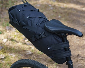 Premium X-PAK Seatbag | Seat-Pack | SaddleBag | Cycling bag | Gear for Bikepacking Adventures (15L), AdventureGearHQ