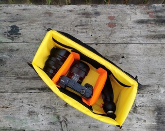 Waterproof Camera Gear Insert for Handlebar Bag