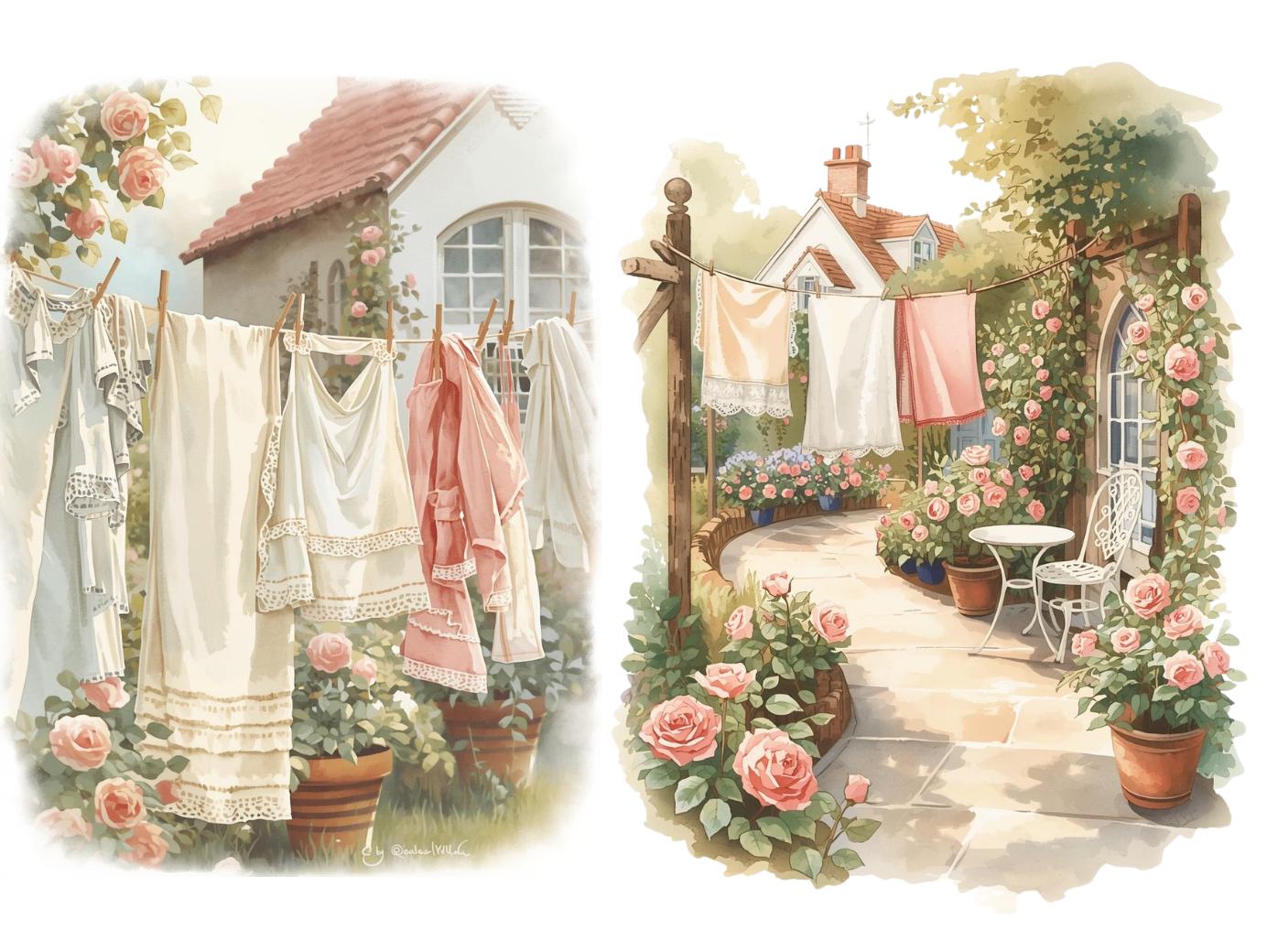 Cottage Garden Junk Journal Kit, Vintage Rose Printable Paper Pack ...