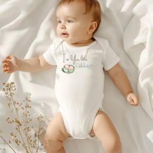 Baby Onesie - Baby Gift - Baby Shower Gift - Organic Baby - Cute Baby Clothes - I&#39;m your little Cabbage Onesie