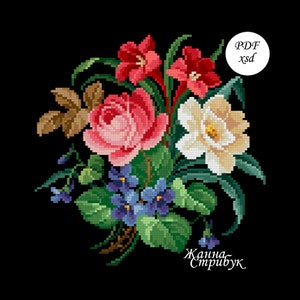 cross stitch chart petitpoint Berlinwoolwork PDF xsd
