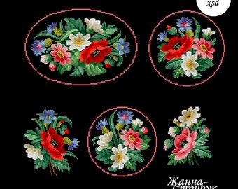 100224 cross stitch pattern petitpoint Zhanna Stribuk PDF xsd