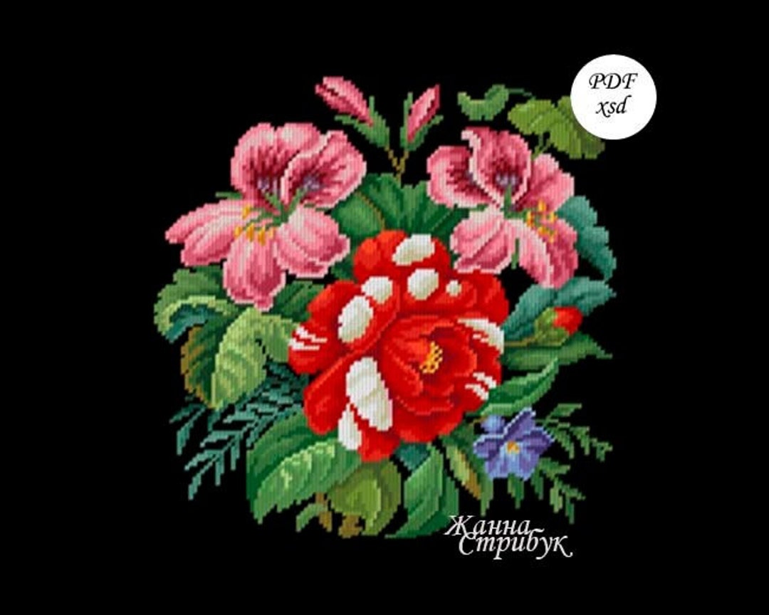 Cross Stitch Pattern Berlinwoolwork Petitpoint Zhanna Stribuk Etsy Canada