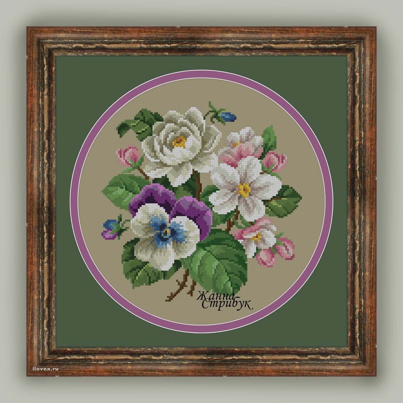 Cross Stitch Pattern 081123 Petitpoint Zhanna Stribuk PDF Xsd Etsy