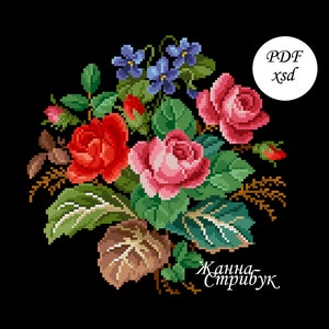 cross stitch chart petitpoint Berlinwoolwork PDF xsd