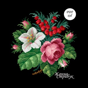 cross stitch chart petitpoint Berlinwoolwork PDF xsd