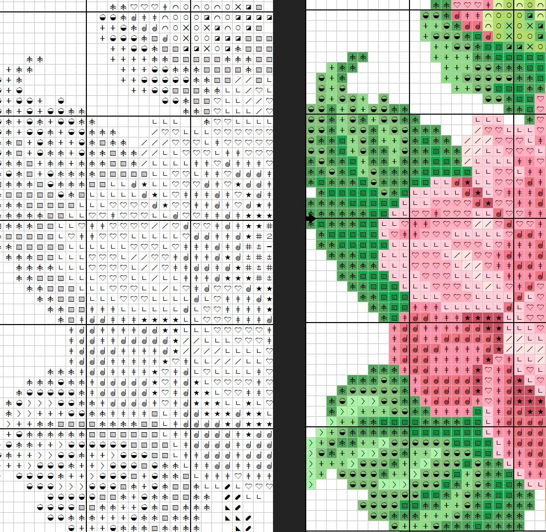 210823 Cross Stitch Chart Petitpoint Fuchsia Berlinwoolwork PDF Xsd - Etsy