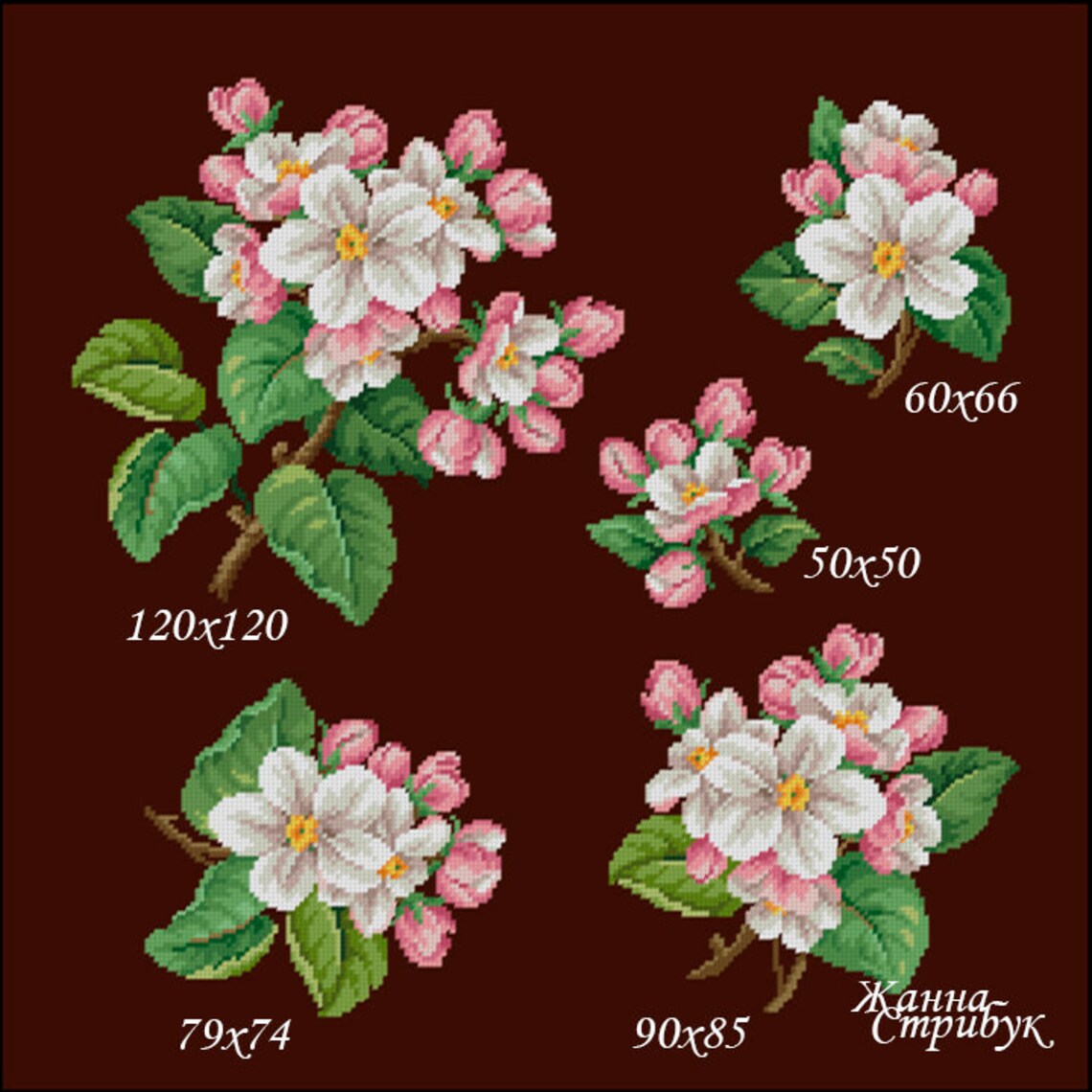 Cross Stitch Pattern Zhanna Stribuk Xsd, PDF Etsy