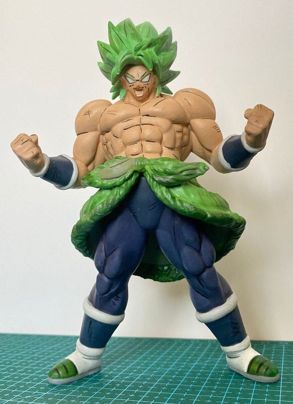 Handmade Model, Anime Figurine, Broly, Dragon Ball, Can Stand, Anime Movie  Series Action Figure Toy, Home Ornament 