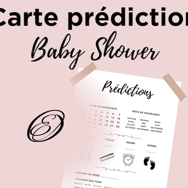 Invitation gender reveal français Etsy France