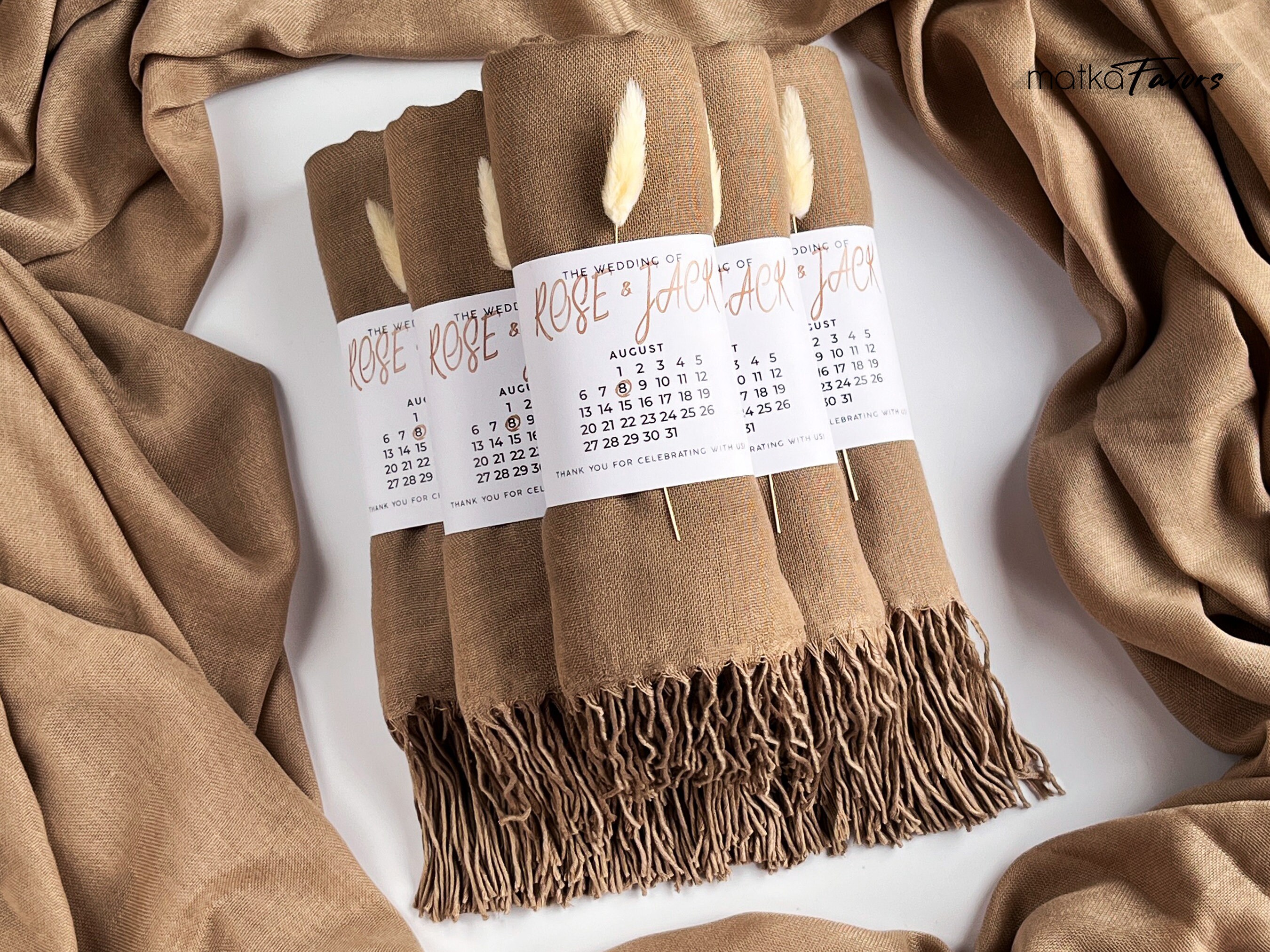 shawl wedding favor