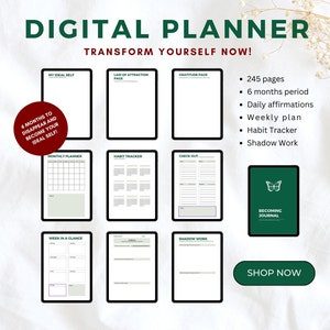 Digital Journal | Becoming Journal | Goodnotes Planner | Notability