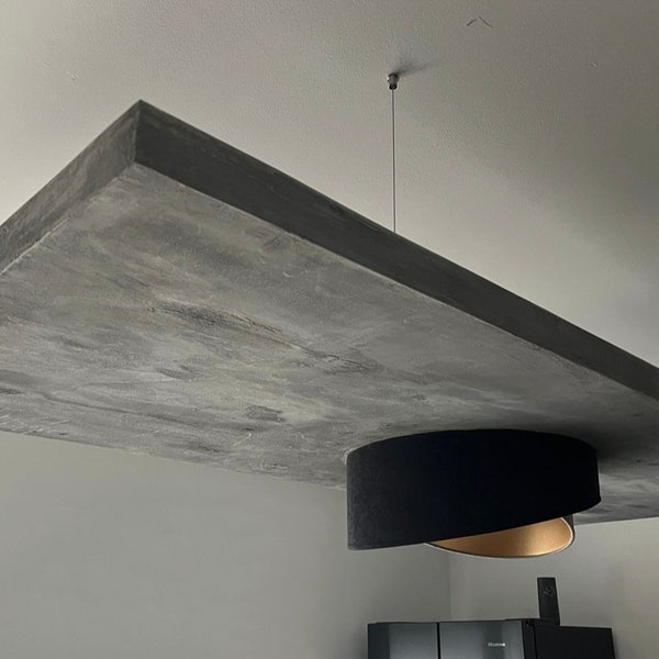 Ceiling element concrete look - model "Senti-Schirm"