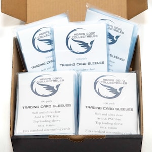 Heaps Good Collectables Penny Sleeves, Super Soft, Ultra Clear Sleeve, 4pack - 100 sleeves per pack
