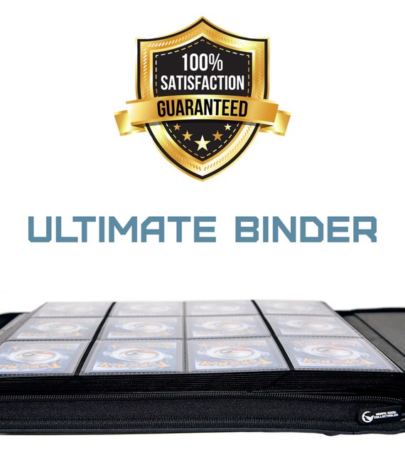 12 Pocket PU Leather Trading Card Binder: 480 Side-loading Pockets - Etsy 12 Pocket PU Leather Trading Card Binder: 480 Side-loading Pockets - Etsy
