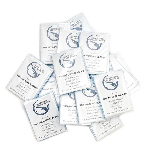 TCG Penny Sleeves: Ultra Clear Card Sleeves (4 X 100 Pack) 66x91mm - Etsy