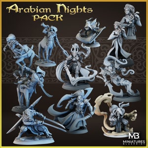 Arabian Nights PACK  - Epic Stls for Dungeon and Dragons to print at home