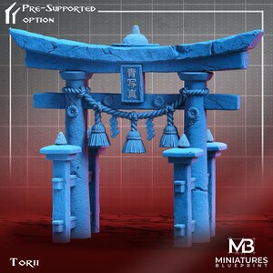 Torii Japanese Gate- Epic Stls for Dungeon and Dragons to print at home