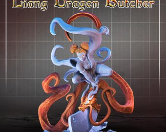 Liang Dragon Butcher - Epic Stls for Dungeon and Dragons to print at home