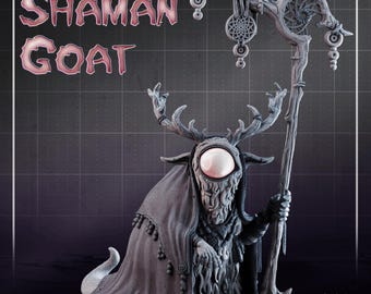 Shaman Goat - Epic Stls for Dungeon and Dragons to print at home