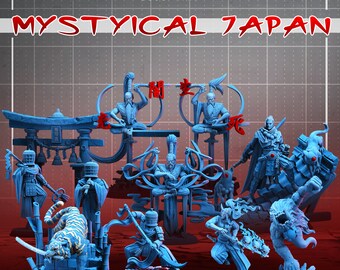Mystical Japan - Epic Stls for Dungeon and Dragons to print at home