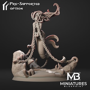 FREE Chained Mermaid  - Epic Stls for Dungeon and Dragons to print at home