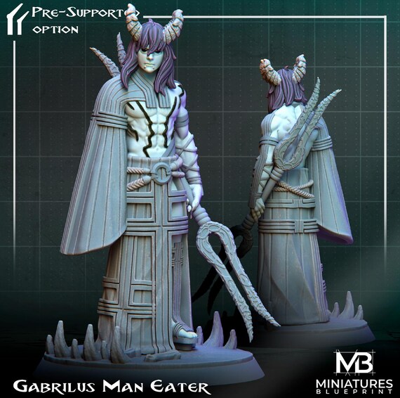 Gabrilus Man Eater - Epic Stls for Dungeon and Dragons to print at home