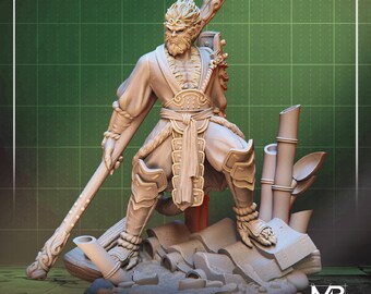 Sun Wukong - Epic Stls for Dungeon and Dragons to print at home
