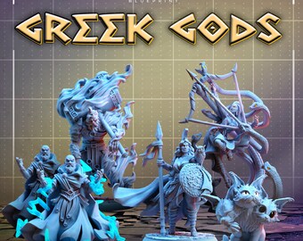 Greek Gods - Epic Bundle for Dungeon and Dragons to print at home