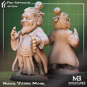 Nianq Young Monk - Epic Stls for Dungeon and Dragons to print at home