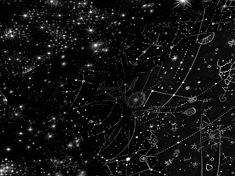 Star Constellations Seamless Patterns 22 Digital Papers - Etsy