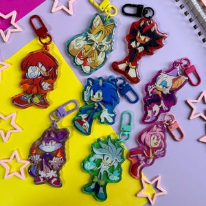 Sonic & Friends Glitzeranhänger
