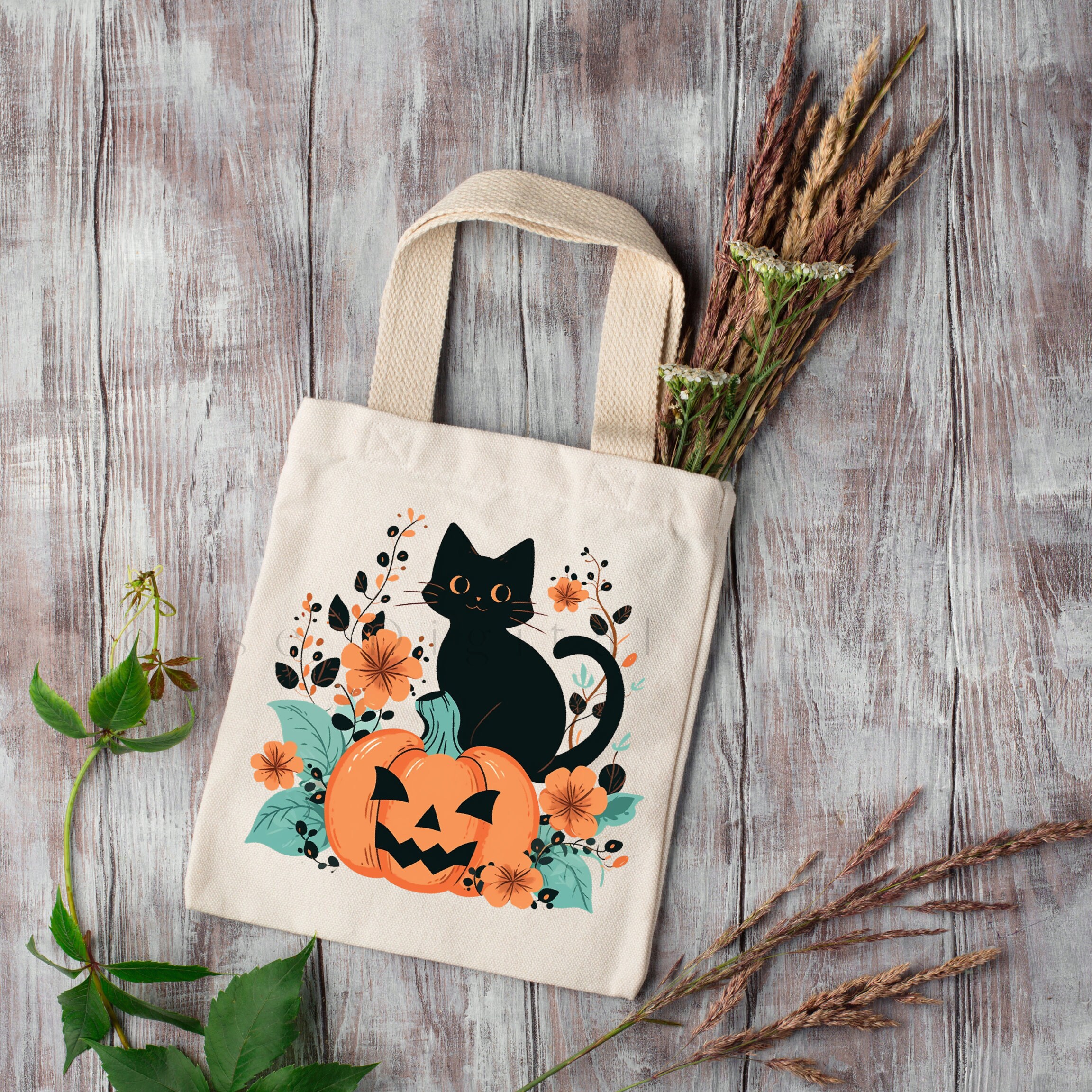 Cute Black Cat Jack O'lantern Pumpkin PNG and SVG Files, Halloween T ...