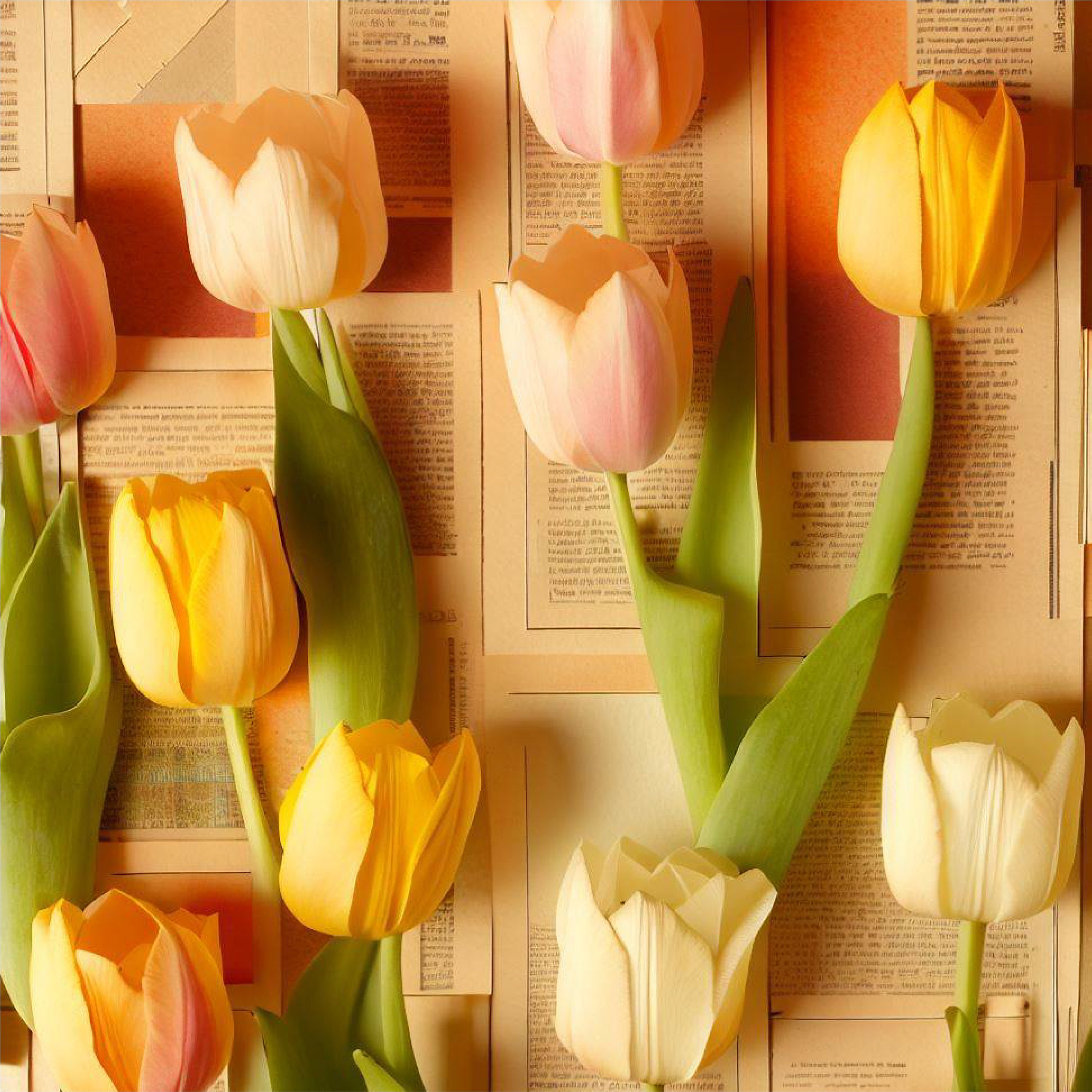 Yellow Tulip  Pop Up Card - Northlight Interiors, Inc.