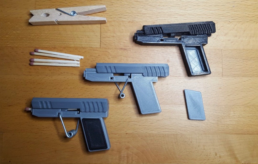 A 3d Printable Toy Gun - Etsy UK