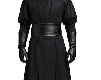 Starwars Inspired Darth Maul Cosplay Costume, Handmade Sith Lord Villain Halloween Costume