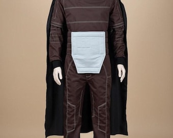 3 Piece Bounty Hunter Costume Set – Sci‑Fi Flight Suit with Armor Base Layer for Comic Con & Cosplay Events, Custom Fit Outfit