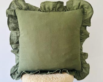 Soft Muslin Gauze Pillowcase, Handmade Cotton Pillow Cover- Custom Options Available