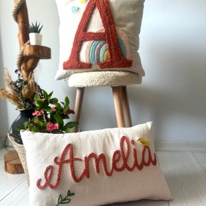 Personalized Name Pillowcase, Custom Letter Pillow Cover, Kidsroom Decor, Nursery Gift