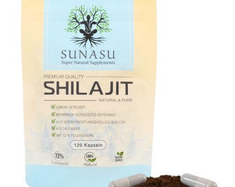 Mumijo Shilajit Original - 120 Kapseln hochdosiert | 1000mg | 72% Fulvinsäure