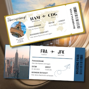Tarjeta de embarque|Billete|Bono de viaje|Invitación de regalo de billete de avión