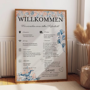 Digital Template Airbnb Welcome Sign|Vacation Rental Gadget