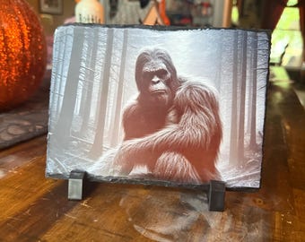 Full color Bigfoot Slate  with stand