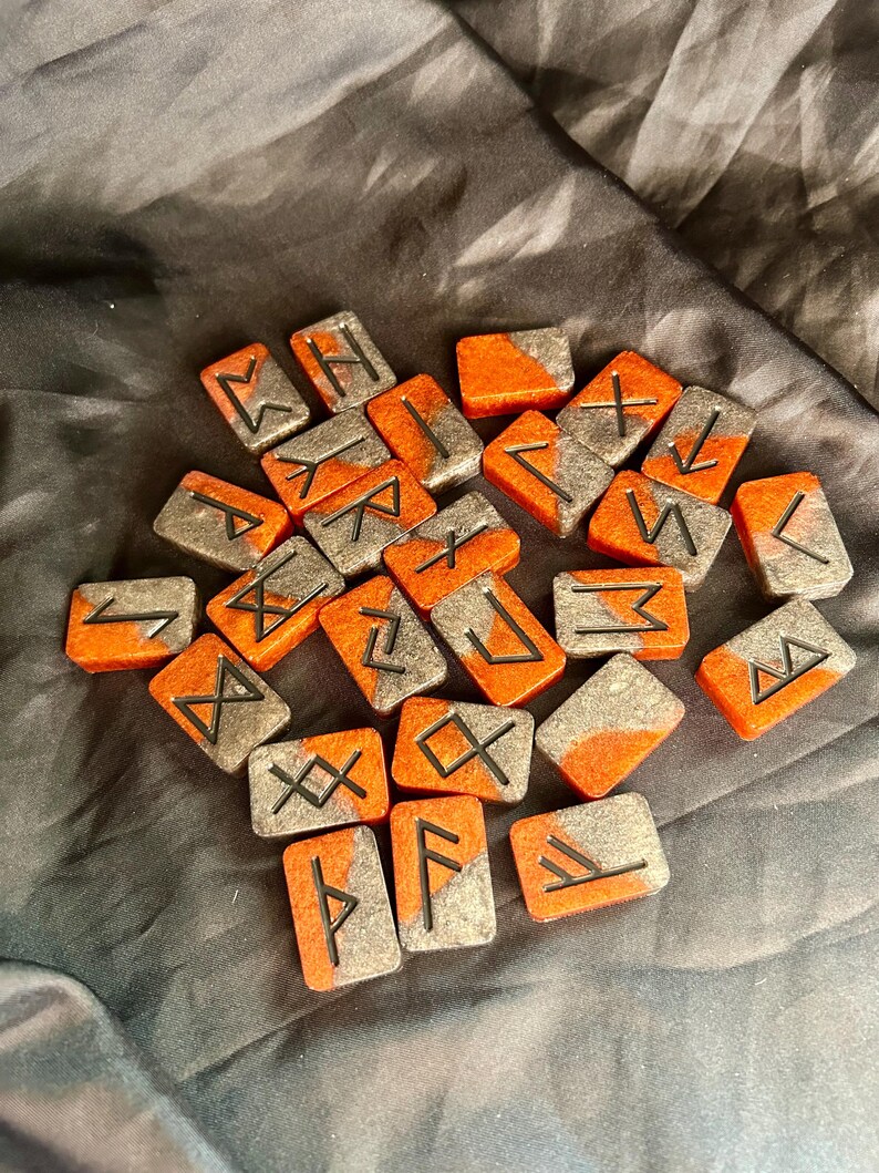 Resign Rune Handmade Elder Futhark Runes Set, Divination Casting - Etsy Canada