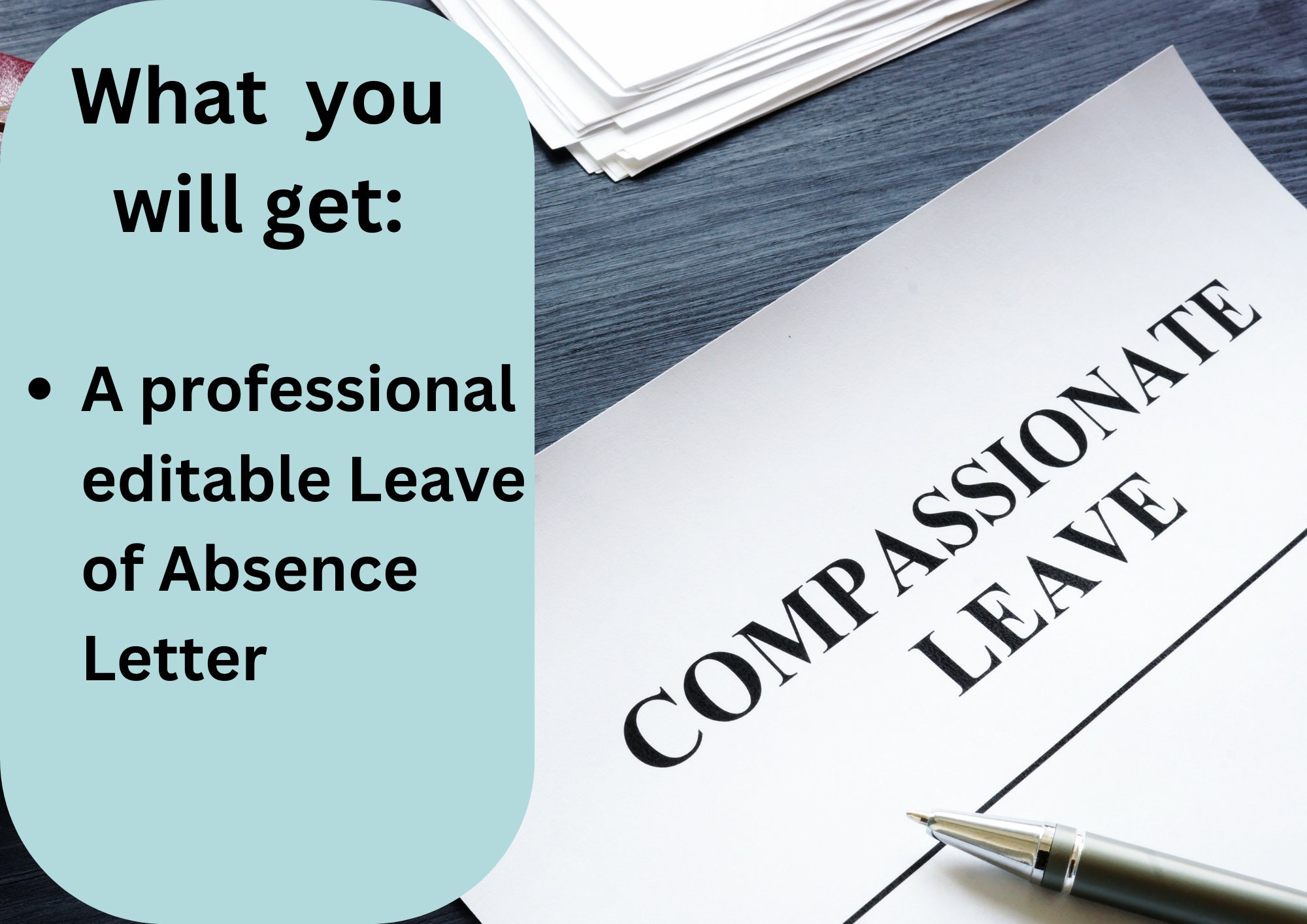 Leave of Absence Letter Template for Compassionate Leave Letter Absence From Work Template for