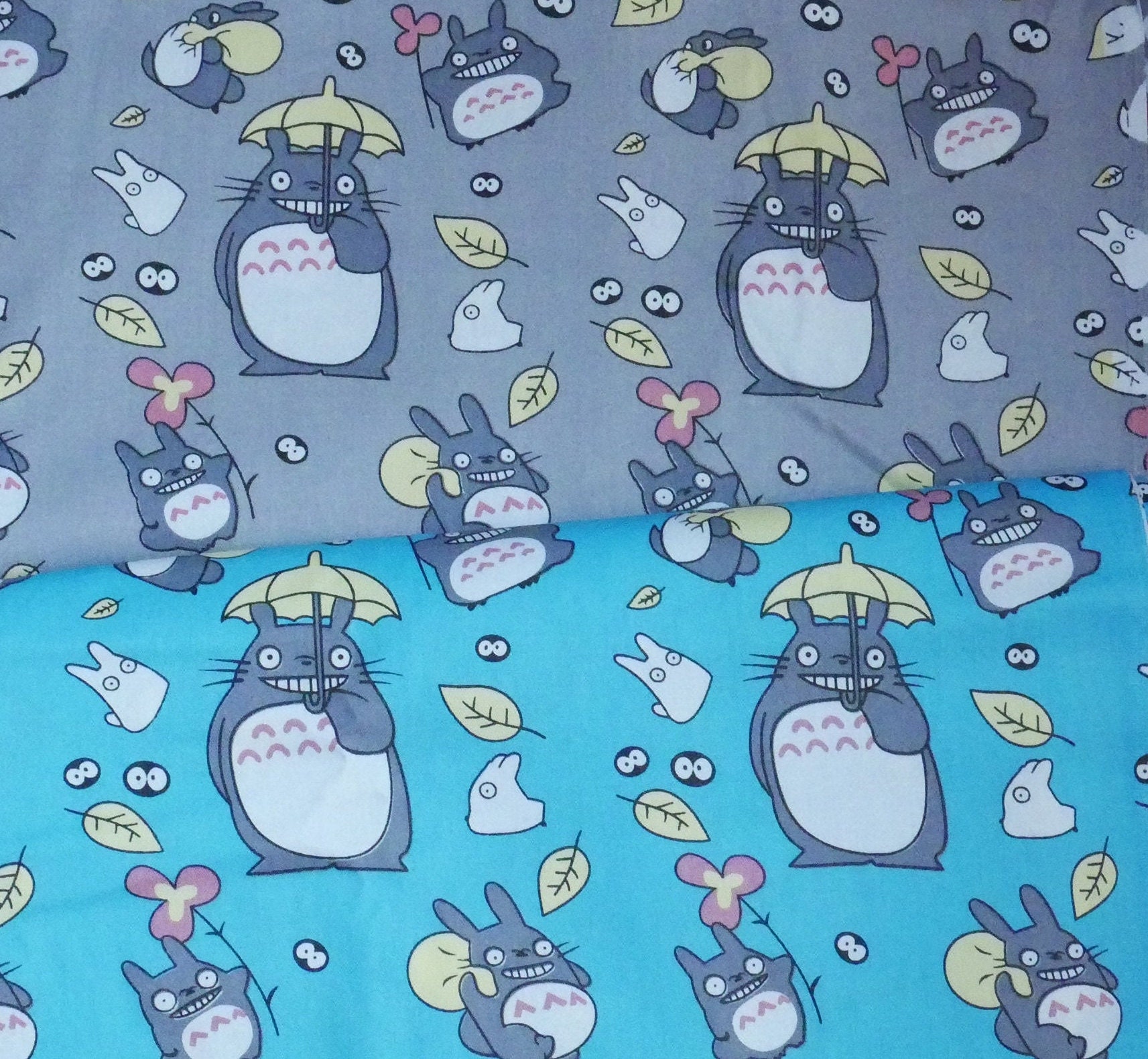 Totoro Fabric Etsy