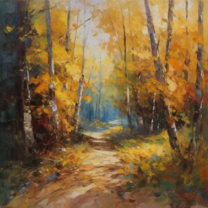 Wall Art Prints PNG herfst, rivier, natuur, bomen