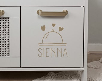 Personalized Name Sticker Play kitchen / IKEA Duktig Little kitchen