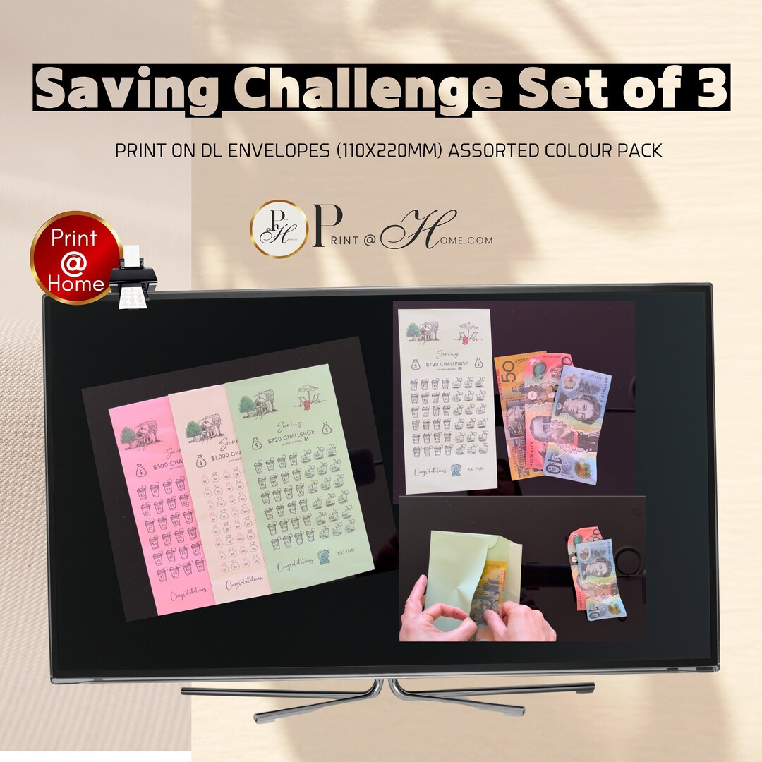 Savings Challenge Printable | Saving Challenge Bundle | Saving ...