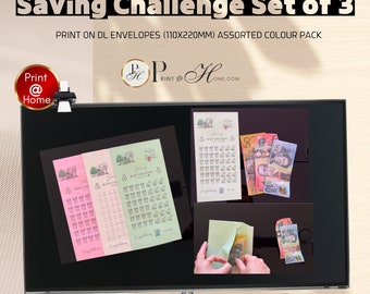 Paquete de ahorros / Imprimible / Rastreadores de sobres (descarga digital)